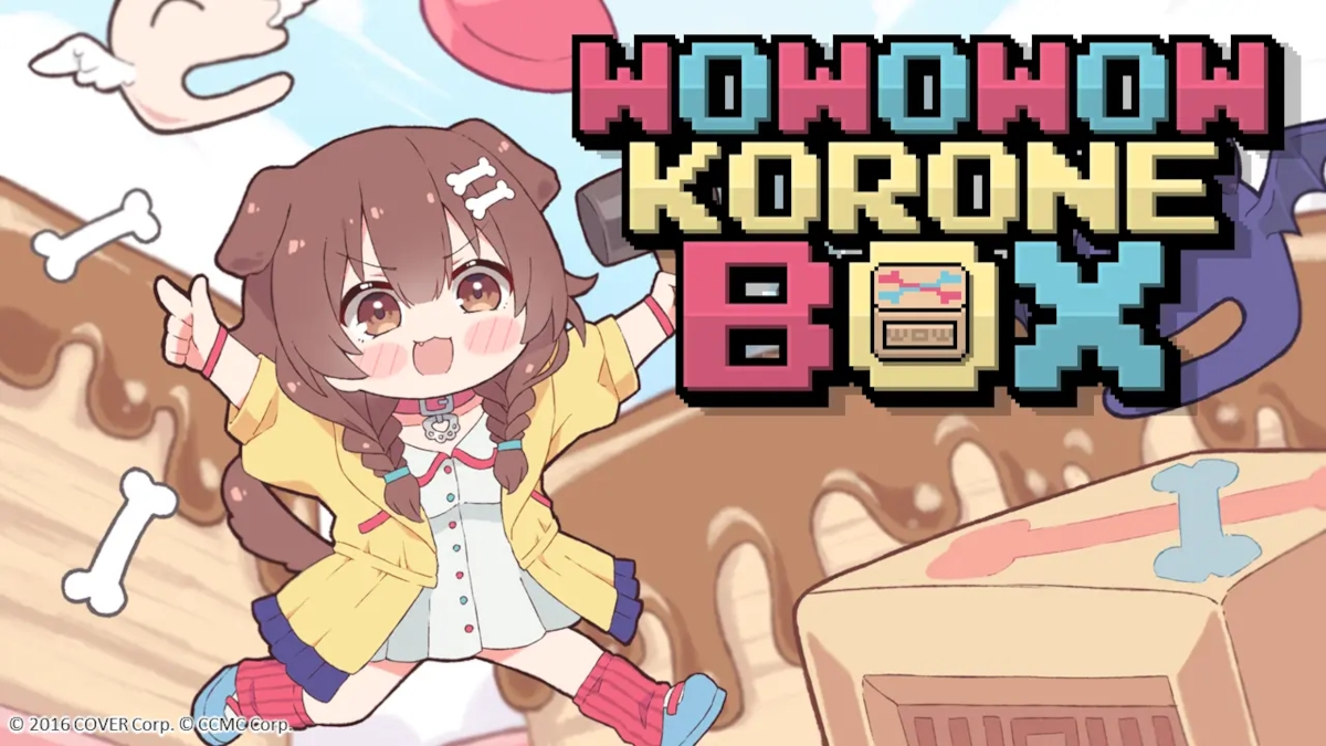 new Holo Indie game Wowowow Korone Box