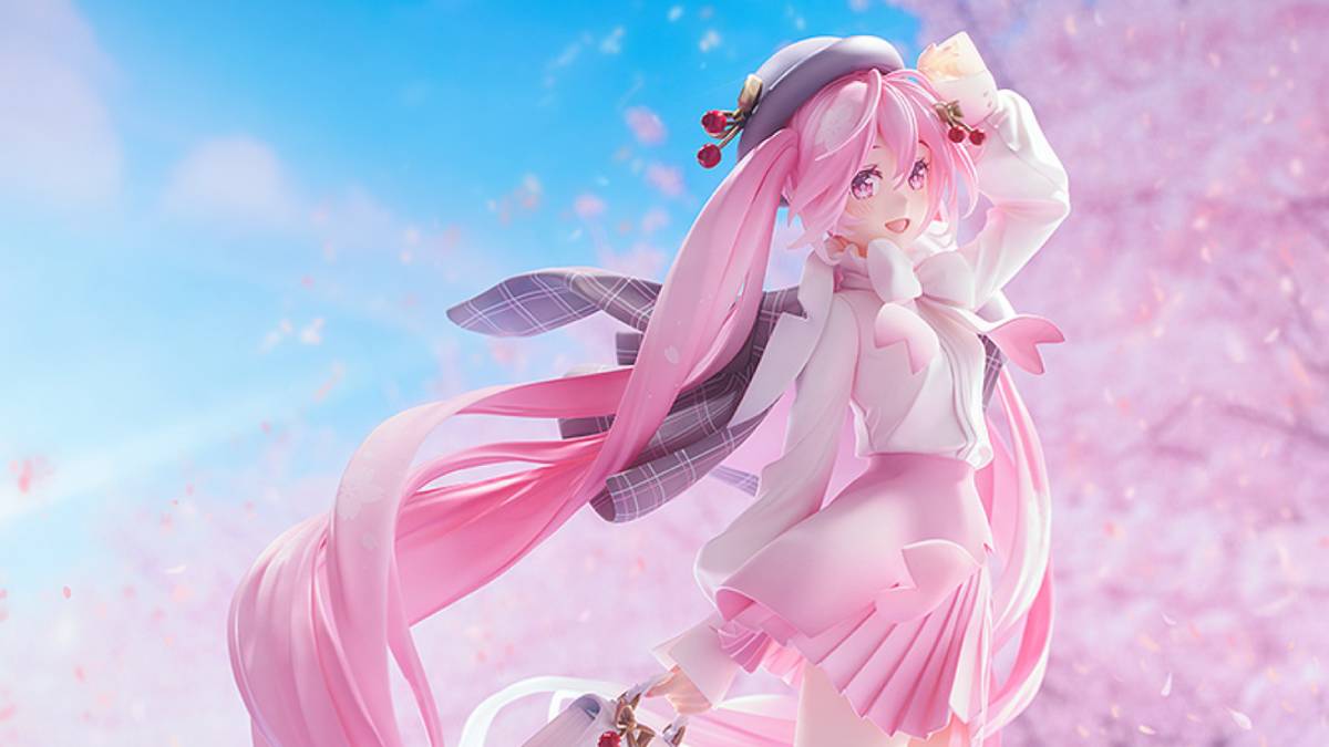 New Sakura Miku Hatsune Miku Figure Is Almost a Foot Tall