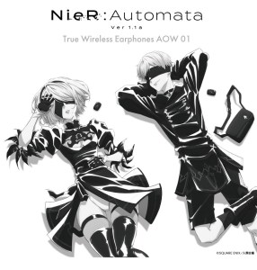 NieR Automata Wireless Earphones Come With 2B & 9S Lines