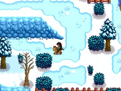Screenshot of Stardew Valley 1.6 update gameplay