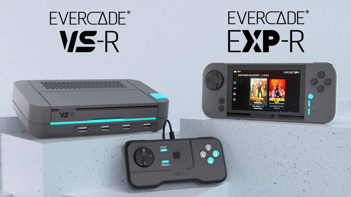 Evercade EXP-R Handheld and Evercade VS-R Console Coming