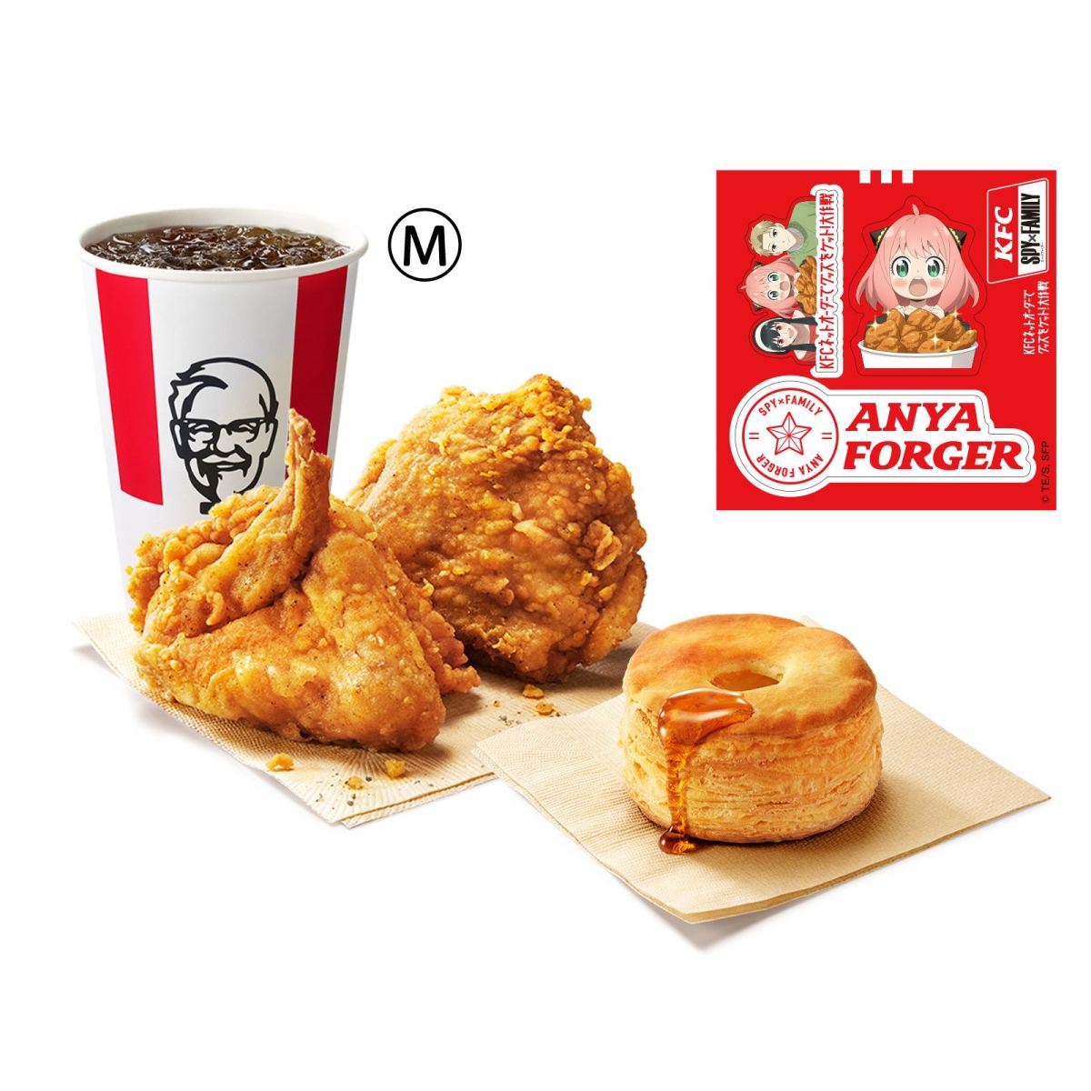 KFC Japan Spy x Family Meals Include Stickers