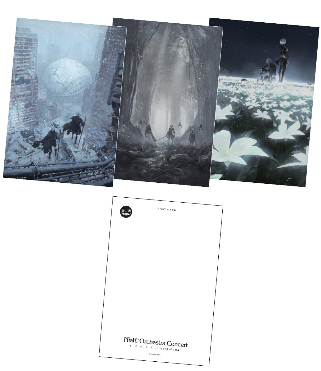 nier:orchestra concert 12024 merchandise postcards