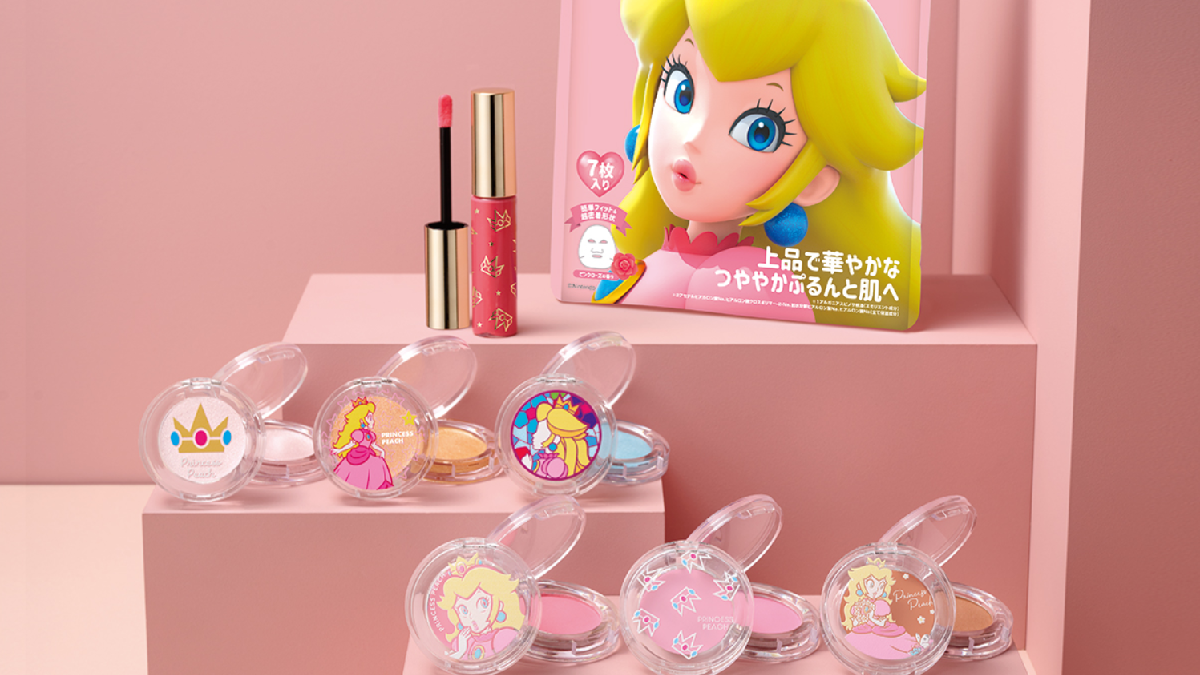 princess peach make-up