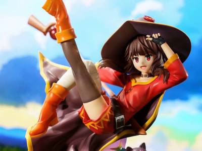 Prisma Wing KonoSuba Megumin Figure Can Be Posed With an Eyepatch