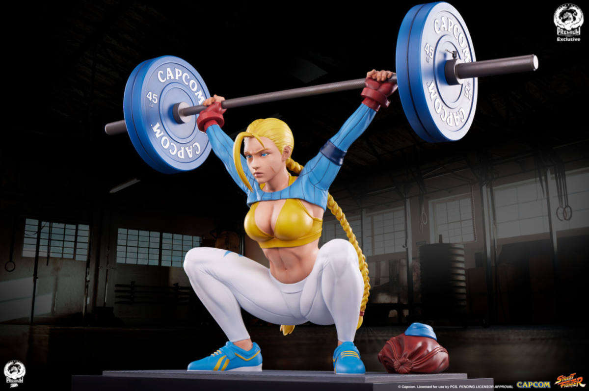 Premium Collectibles Studio announced its next Street Fighter Powerlifting figure options will be variants of Cammy.