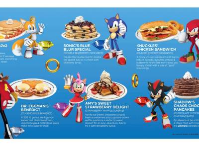 Sonic the Hedgehog IHOP Promotion Includes Meals, DLC