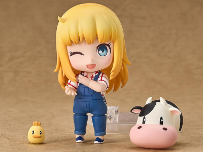 Story of Seasons Friends of Mineral Town Claire Nendoroid including series cow and chick