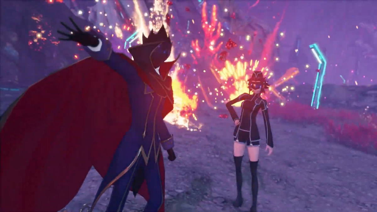 Code Geass Lelouch Zero and Kallen character avatars in Phantasy Star Online 2 PSO2 New Genesis