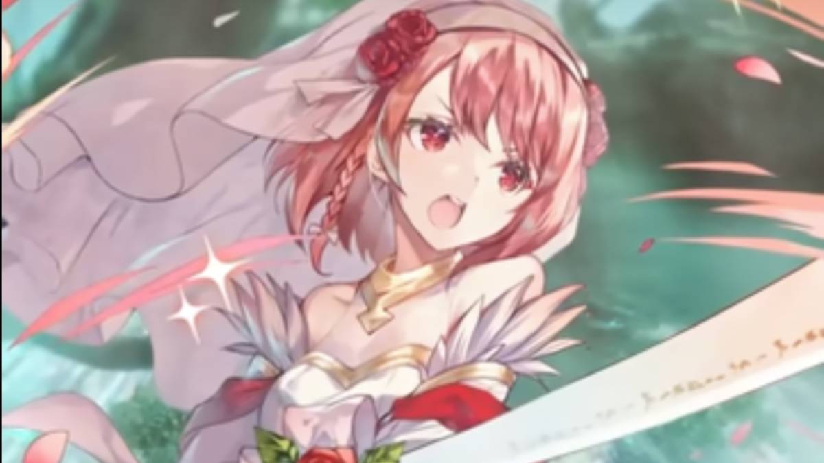 The Fire Emblem Heroes bridal banner for 2024 features Engage characters Lapis and Nel, as well as a Sharena and Veronica duo unit.