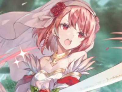 The Fire Emblem Heroes bridal banner for 2024 features Engage characters Lapis and Nel, as well as a Sharena and Veronica duo unit.