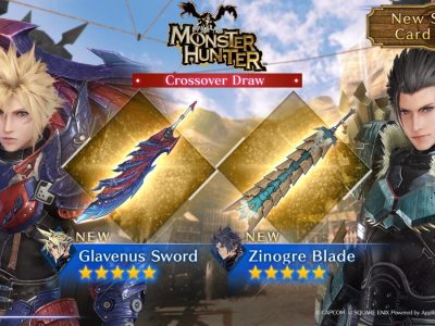 First FFVII Ever Crisis Monster Hunter Banner Gives Cloud and Zack Armor