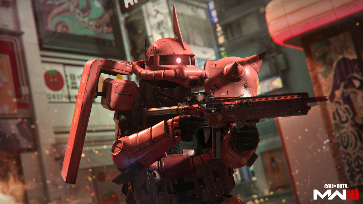 Gundam in Call of Duty - MS-06S Zaku II Char Aznable Custom