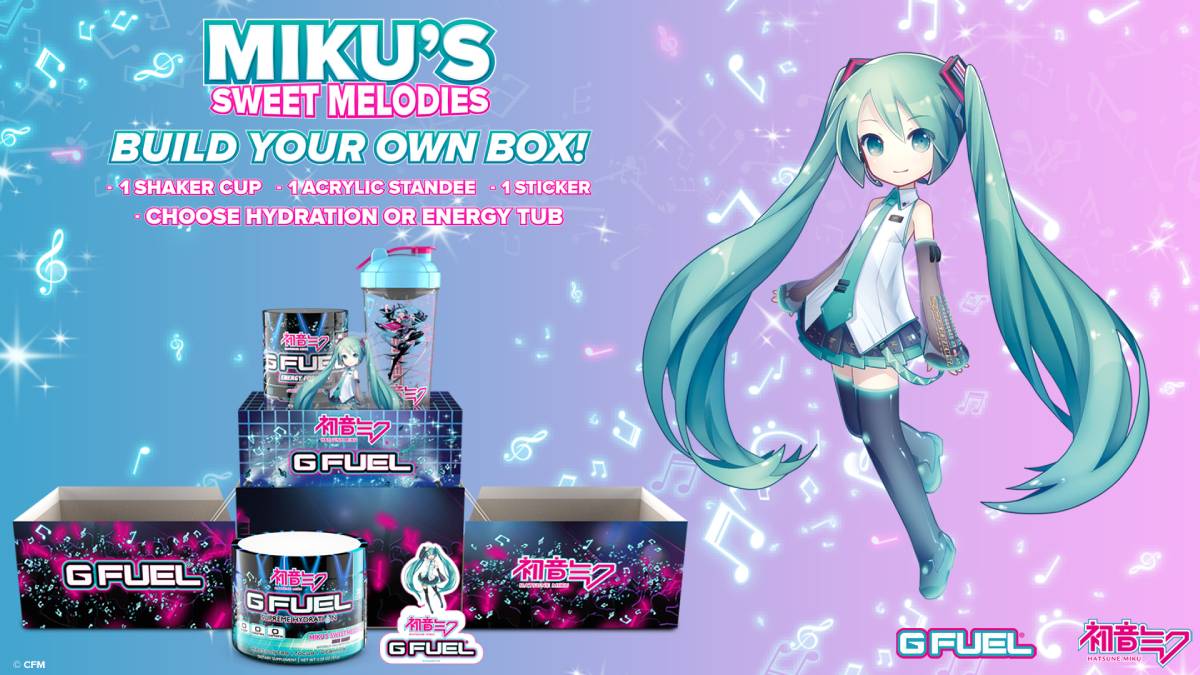 Hatsune Miku GFuel Flavor Tastes Like Watermelon and Strawberry