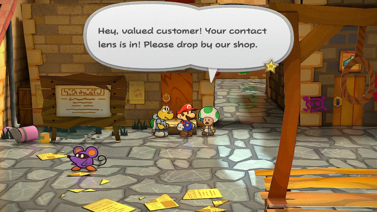 How to Get a Contact Lens in Paper Mario: The Thousand-Year Door
