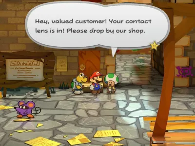 How to Get a Contact Lens in Paper Mario: The Thousand-Year Door