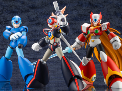 Mega Man X Axl and Zero model kit by Kotobukiya