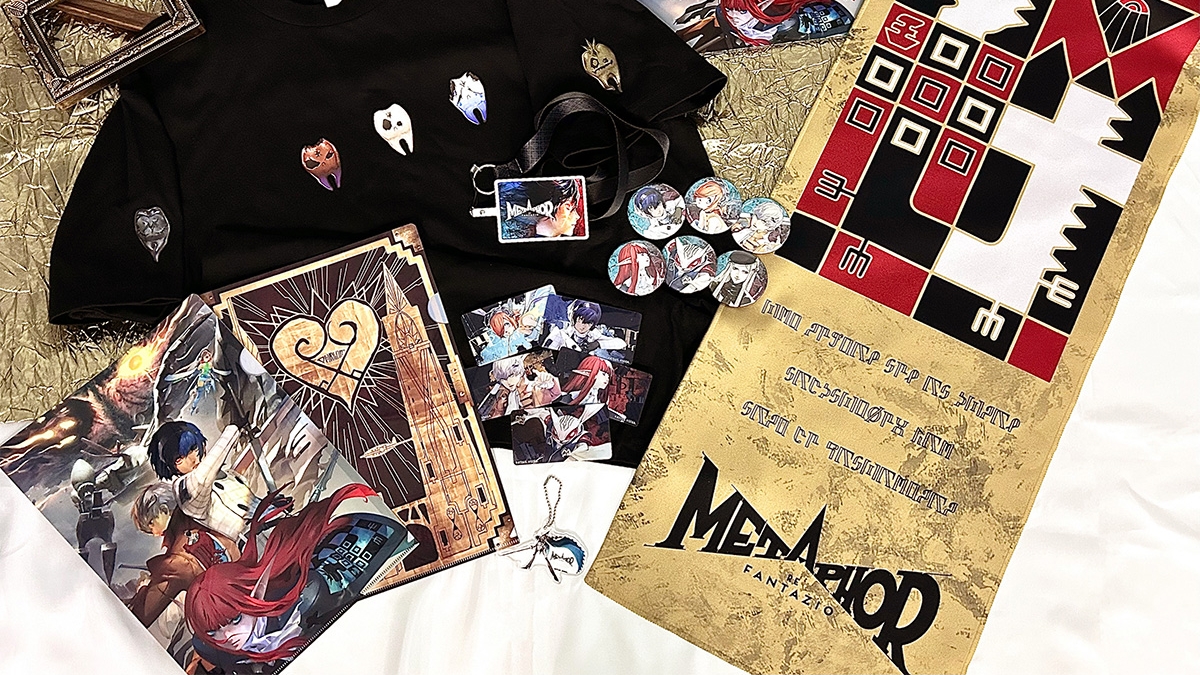 Metaphor ReFantazio merchandise at Atlus Fes