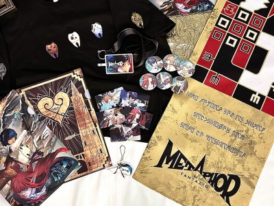 Metaphor ReFantazio merchandise at Atlus Fes