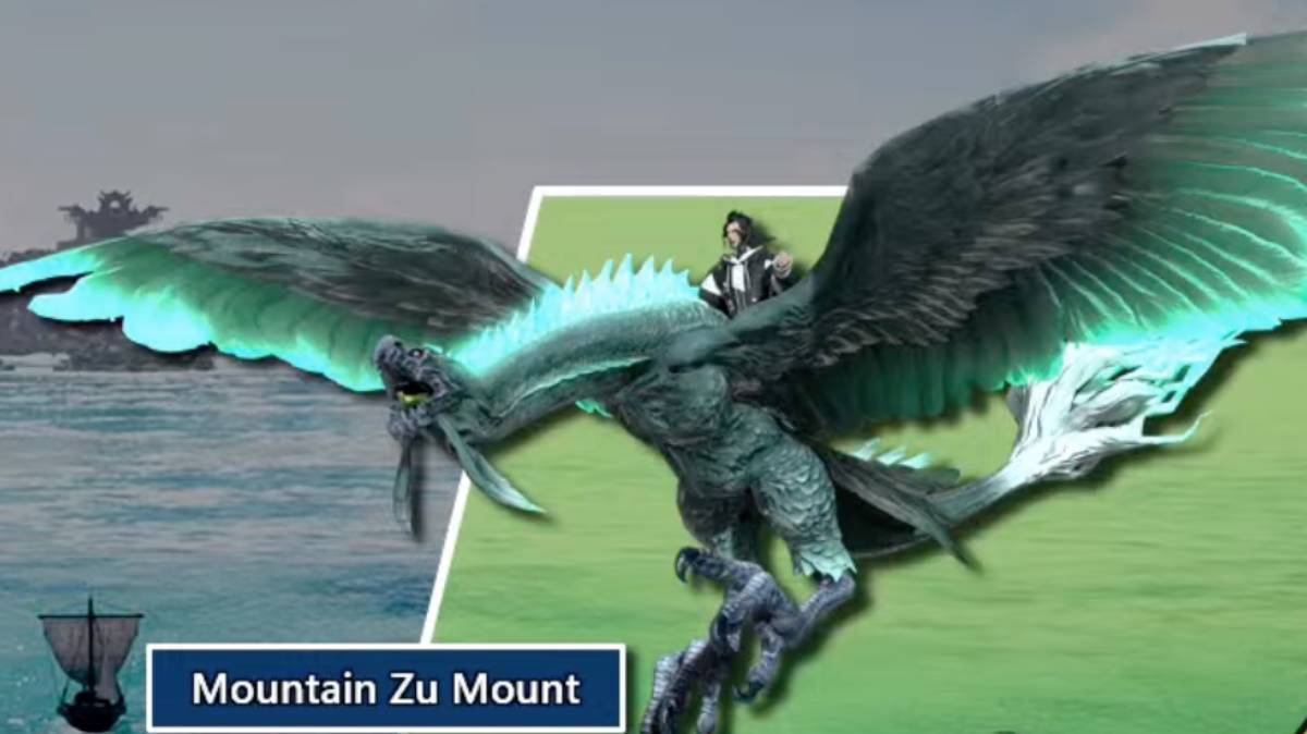 Mountain Dew FFXIV Dawntrail Event Adds Mountain Zu Mount a