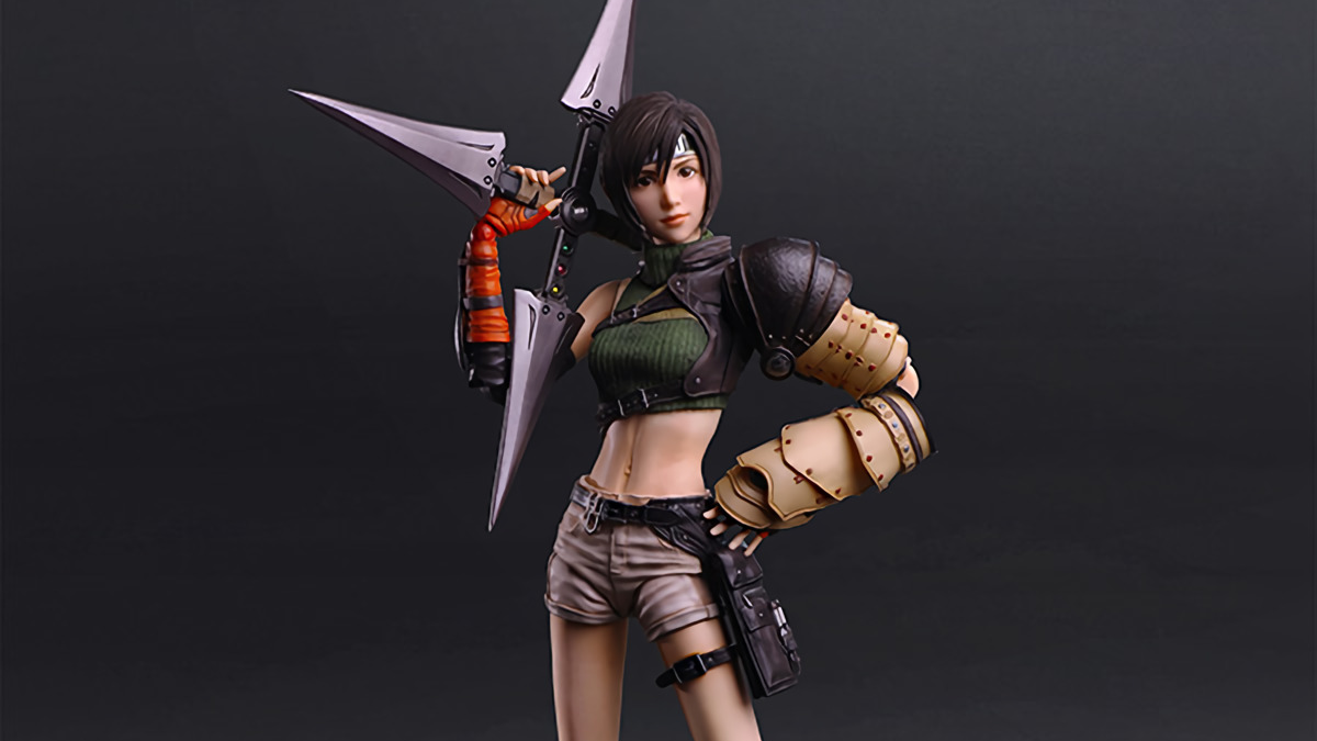 Play Arts Kai FFVII Rebirth Yuffie Figure Leaps Into Action