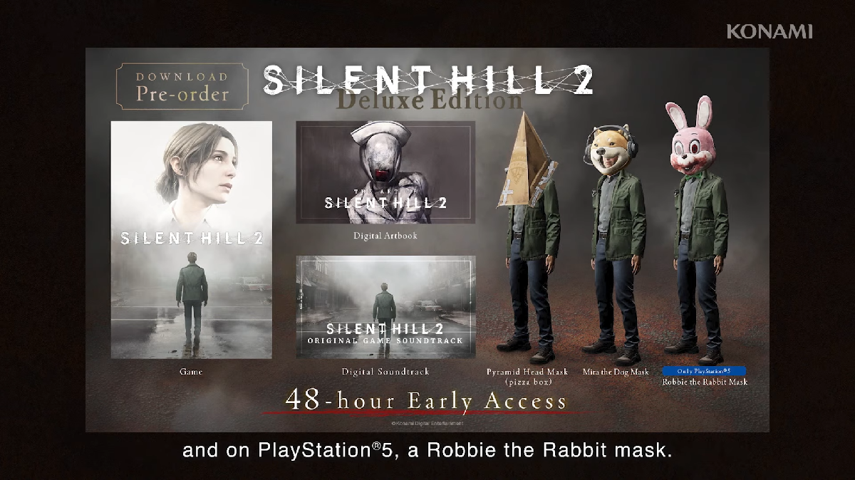 silent hill 2 remake pre-order