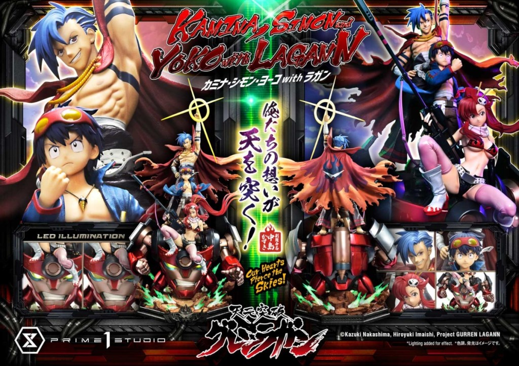 Tengen Toppa Gurren Lagann statue set - Regular Version