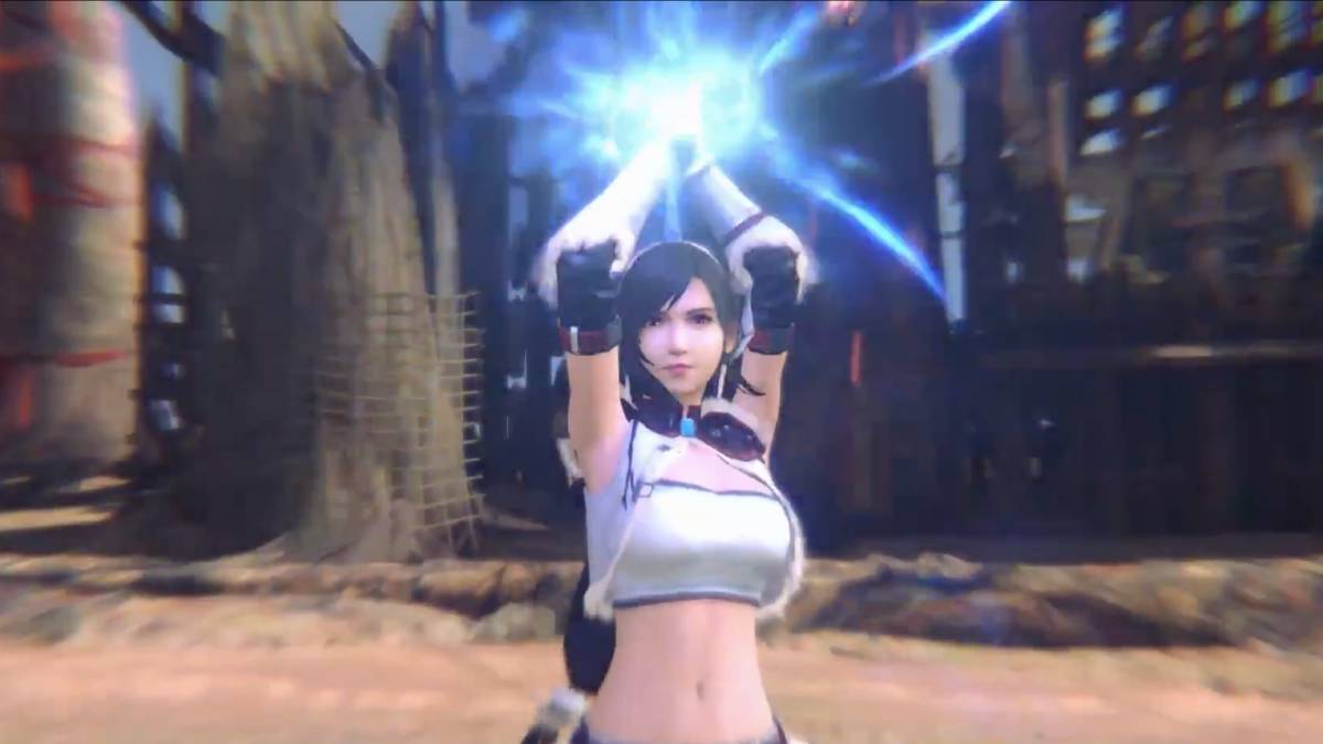 FFVII Ever Crisis Aerith and Tifa Monster Hunter Gear Appears