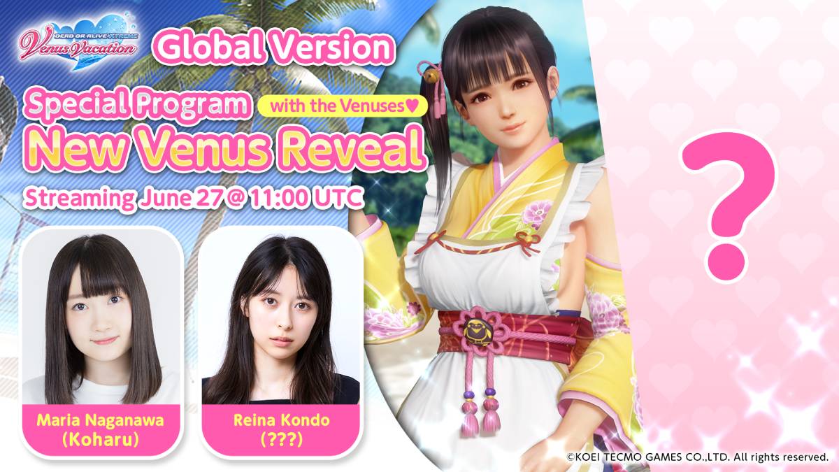 Next Dead or Alive Xtreme: Venus Vacation Character Appears Worldwide Simultaneously