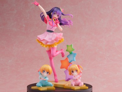 Oshi no Ko Ai Hoshino figure with baby Aqua and Ruby