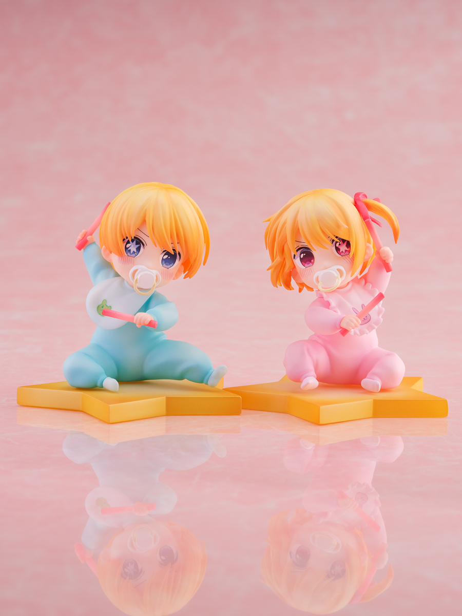 Oshi no Ko Baby Aqua and Ruby figures