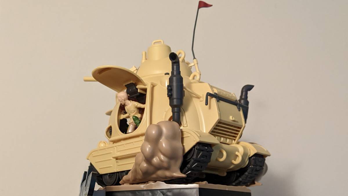 Sand Land Tank 104 Model Kit Looks Really Good With Little Effort