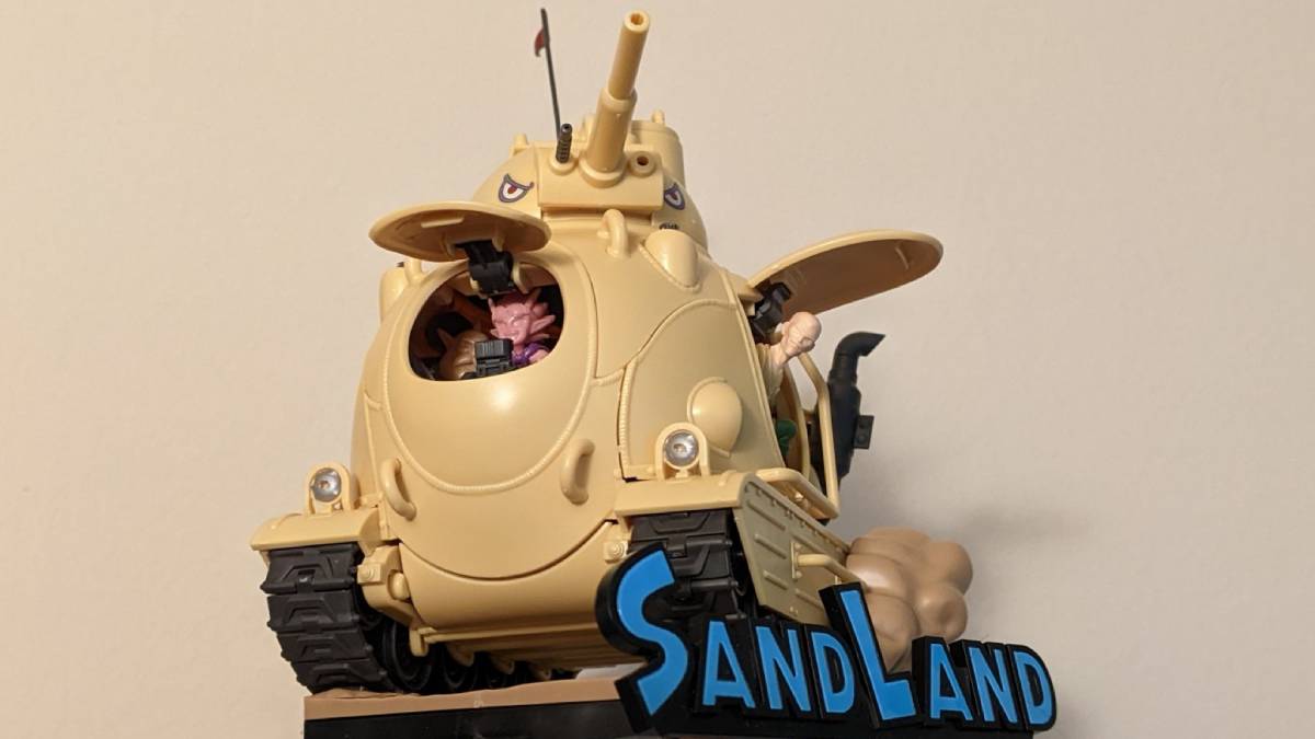 Sand Land Tank 104 Model Kit Looks Really Good With Little Effort