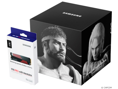 Street Fighter 6-branded Samsung Pro 990 M2 SSD box