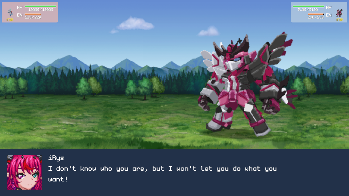 Super Holo Wars is an indie Hololive strategy RPG inspired by Super Robot Wars