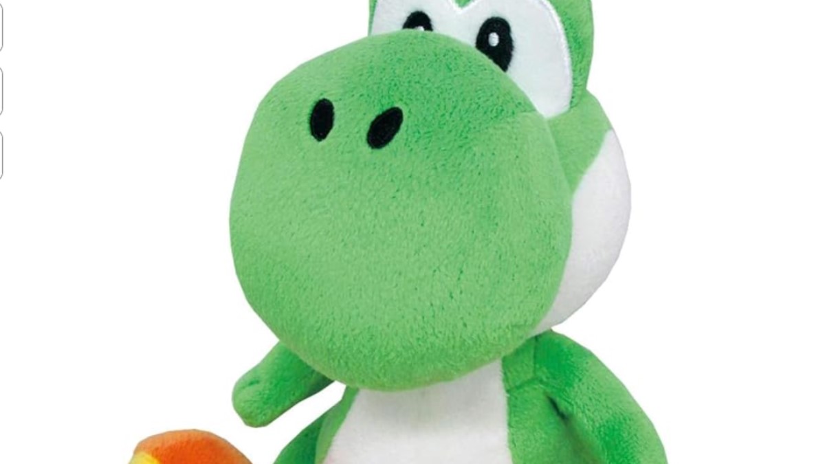 A Yoshi plush