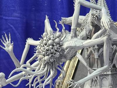 SDCC Bloodborne Amygdala Figure Gets More Eyes and Hair