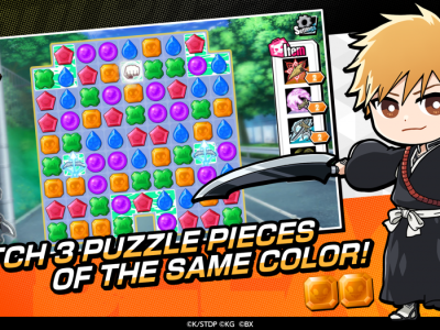 Bleach Soul Puzzle screen