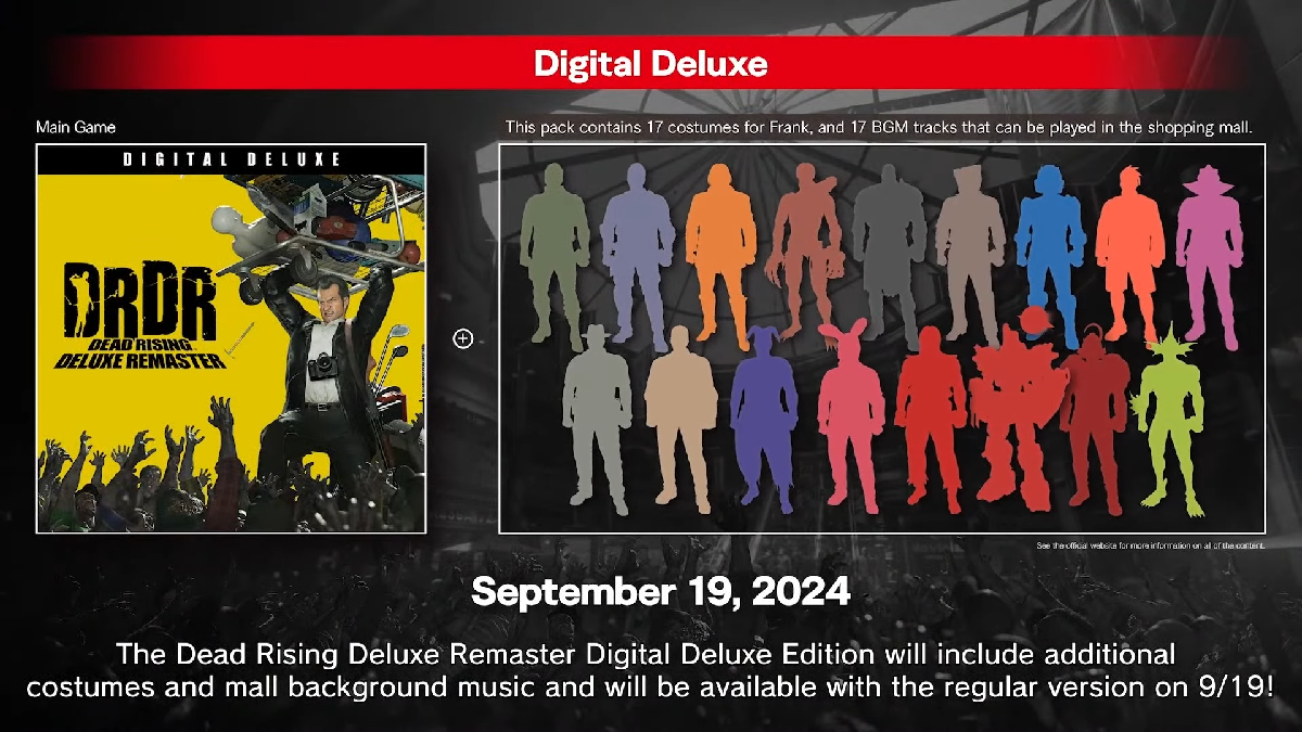 dead rising deluxe remaster skins