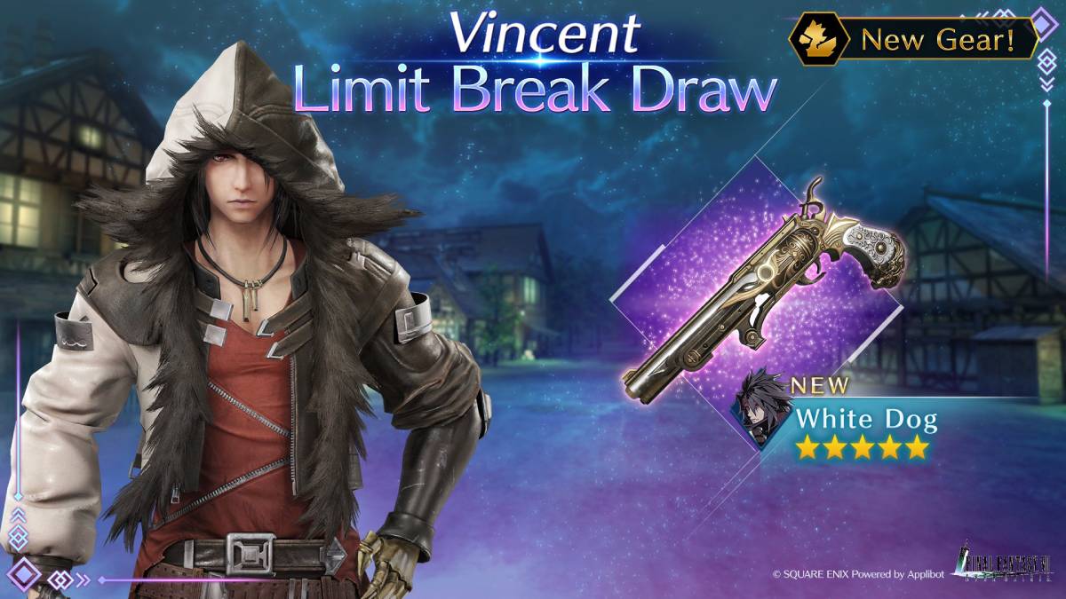 FFVII Ever Crisis Gets Guilds and Stray Dog Final Fantasy Vincent