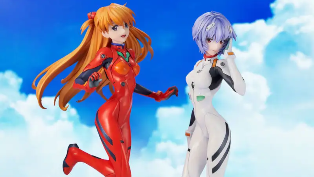 Kadokawa KDColle Evangelion Asuka and Rei figures available for pre-orders via Good Smile Company