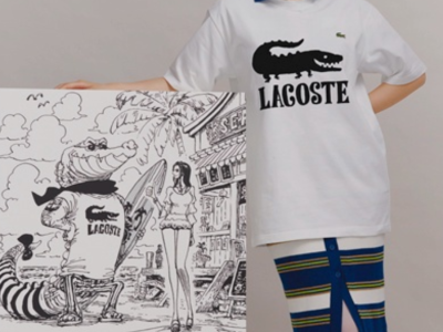 one piece lacoste header