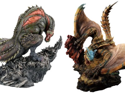 Monster Hunter Deviljho and Tigrex figures