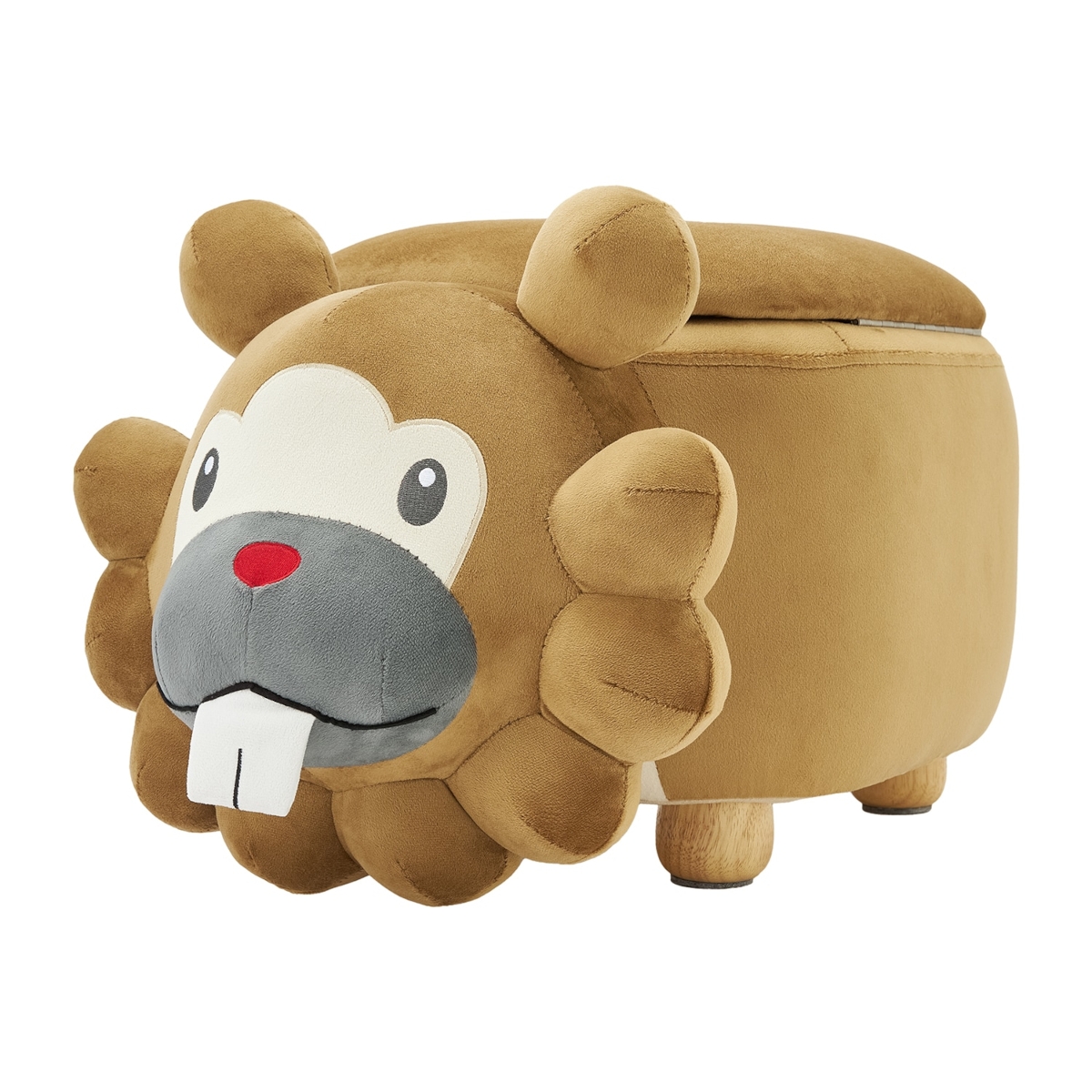 Pokemon Bidoof stool - diagonal