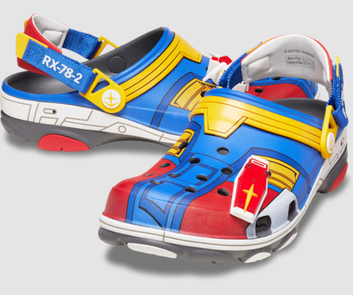 Gundam Crocs Appear in Adult and Kid Sizes