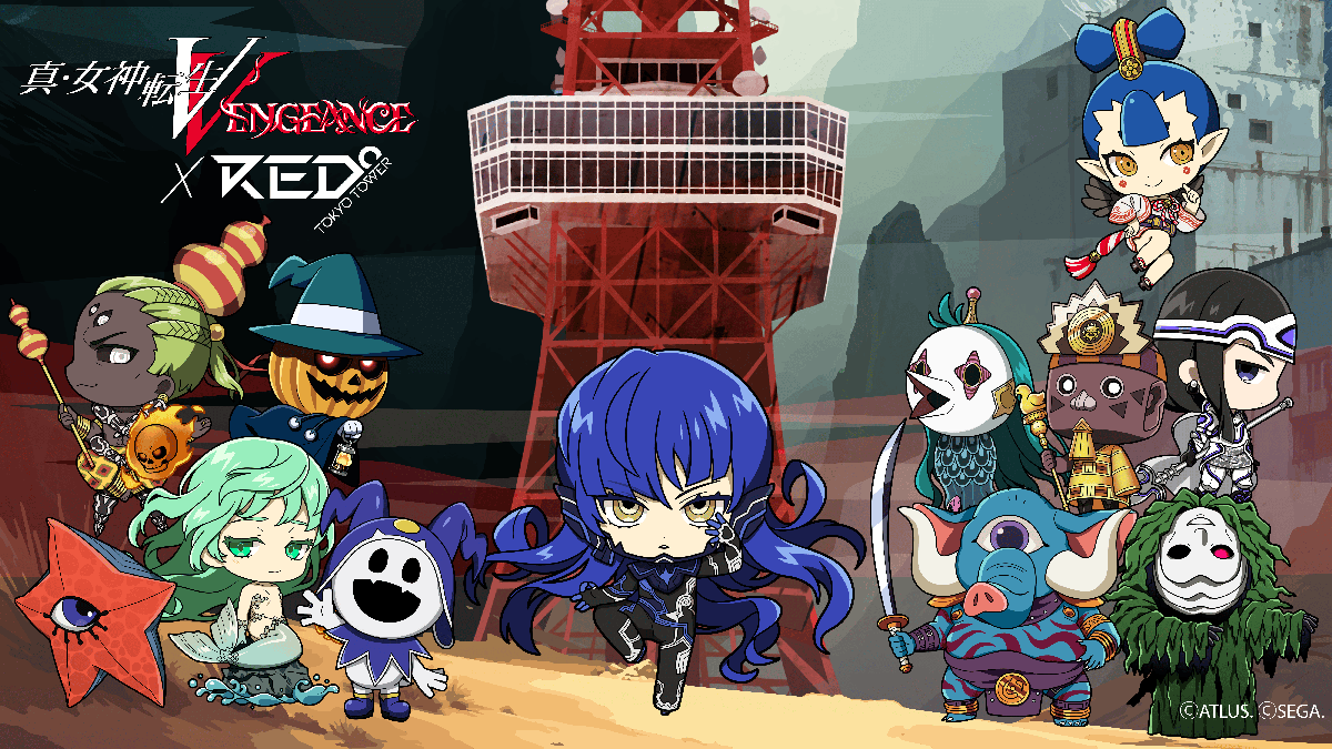 Shin Megami Tensei V Vengeance event at Red Tokyo Tower