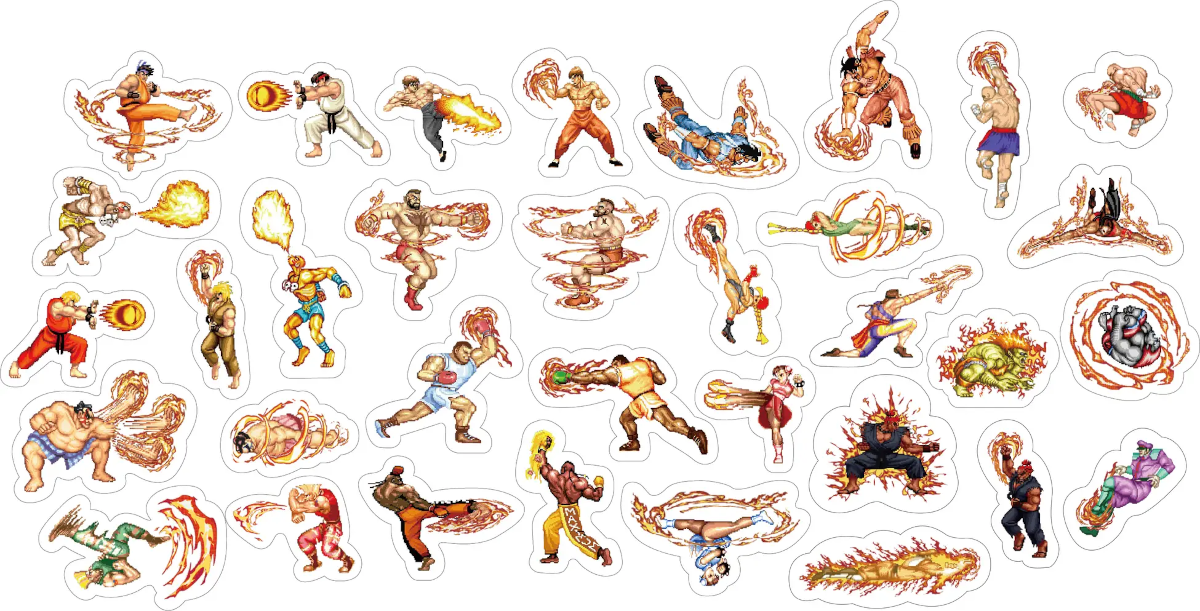 Street Fighter Sushiro collaboration - SF2 character picks