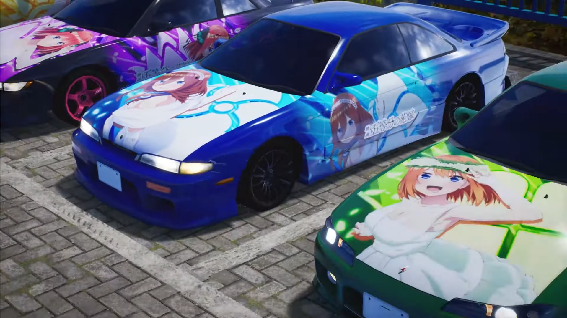 The Quintessential Quintuplets itasha in Initial D The Arcade