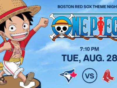 Boston Red Sox One Piece Night Includes Luffy Bobblehead