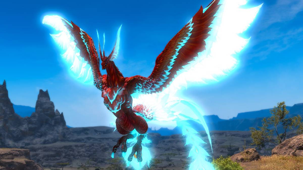 FFXIV The Rising 2023 Reborn Phoenix Mount Added to Store